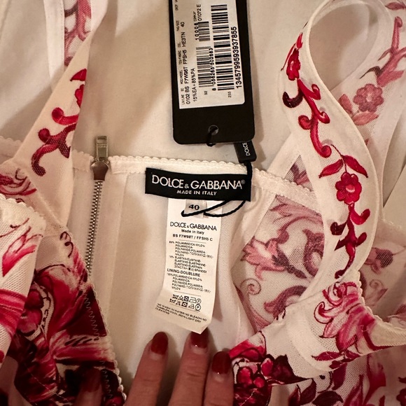 Dolce & Gabbana Mallorca Printed Crop Top size40 - Picture 5 of 9